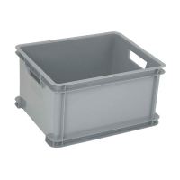 Curver Unibox silver classic L crate, 30 litres 243882