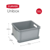 Curver Unibox silver classic L crate, 30 litres 243882 - 2
