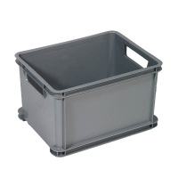 Curver Unibox silver classic S crate, 15 litres 243880