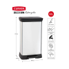 Waste bin (50L) | Curver Decobin metallic silver 243885 - 2