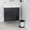 Waste bin (5L) | Curver Decobin metallic silver 243883 - 3