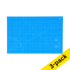 Cutting mat A1 (600 x 600mm) | 5-layer | 123ink 3-pack 303039 - 1