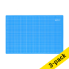 Cutting mat A3 (450 x 300mm) | 3-layer | 123ink 3-pack 303036 - 1