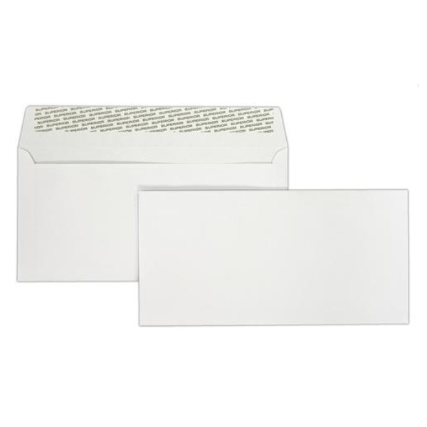 DL envelope 110 x 220mm | white peel and seal | Superior | 1,000-pack 520081 - 1