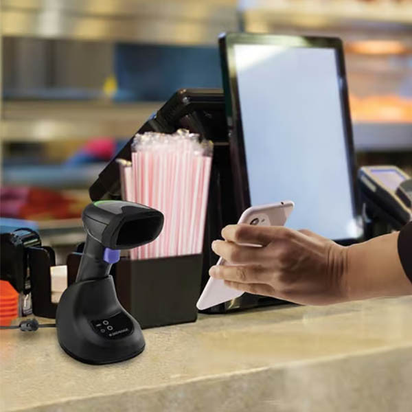 Datalogic QuickScan QM2500 handheld scanner including cable and base station 848198 - 3