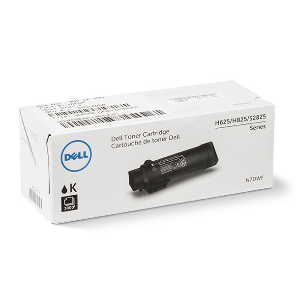 Dell 593-BBSB (6CVF8) high capacity black toner (original Dell) 593-BBSB 086112 - 1