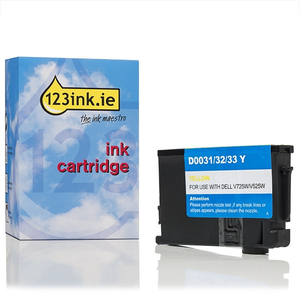Dell Series 33 (592-11815) yellow extra high capacity ink cartridge (123ink version) 592-11815C 019193 - 1
