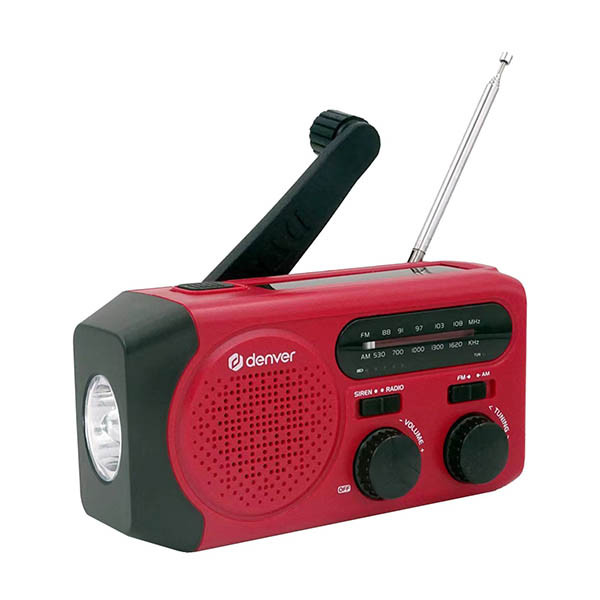 Denver SCR 2010 AM/FM emergency radio with solar panel (incl. flashlight) K105005180 - 1