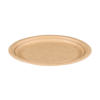 Depa disposable kraft cardboard plate, 18cm (100-pack) 423536