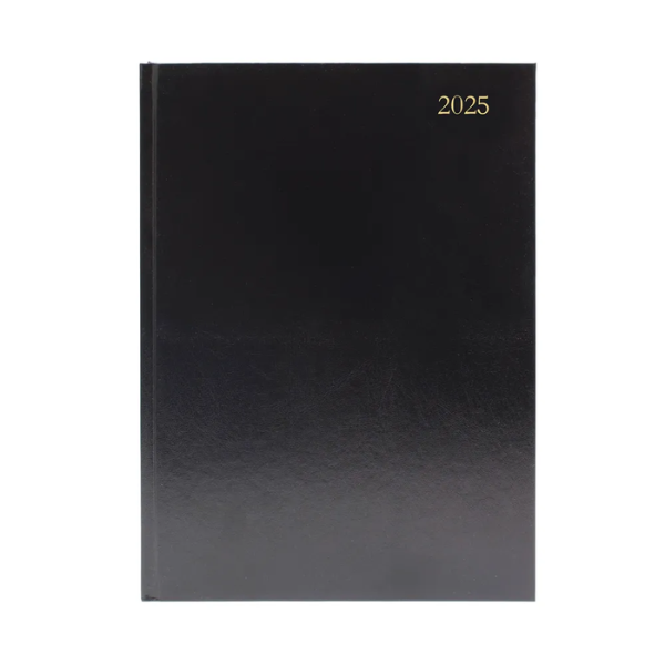 Desk Diary Day Per Page Appointments A5 Black, 2025 KFA51ABK25 KFA51ABK25 299187 - 1