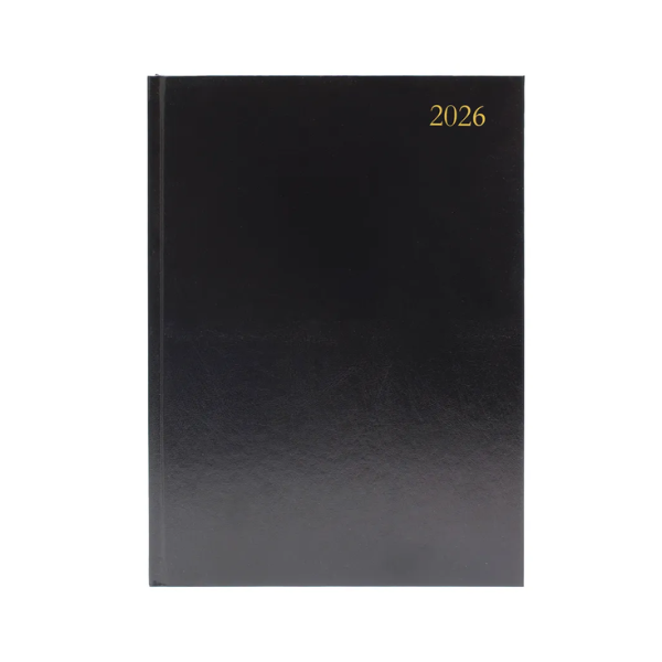 Desk diary 2026 A4 | 2 days per page | black 299073 - 1