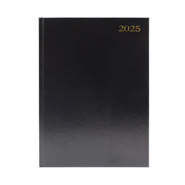 Desk diary 2026 A4 | Day per page | black 299099 - 1