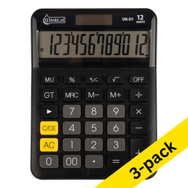 Desktop calculator | 123ink DR-D1 (3-pack) 340023 - 1