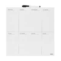 Frameless weekly planner 35 x 35cm | Desq 400742