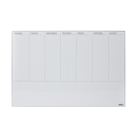 Ultra thin multilingual weekly planner board 60 x 90cm | Desq 400741