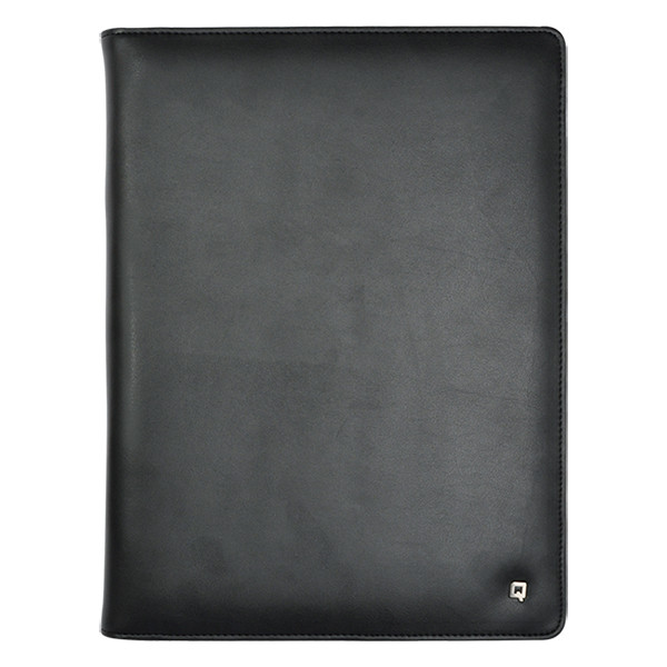 Desq black A4 leather writing folder 400791 - 2