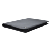 Desq black A4 leather writing folder with zipper 3690 400790 - 4