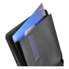 Desq black A4 leather writing folder with zipper 3690 400790 - 5