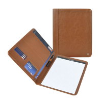 Desq brown A4 writing folder 400806
