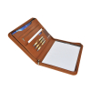 Desq brown A4 writing folder with zipper 3632 400805 - 6