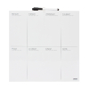 Desq frameless weekly planning board, 35cm x 35cm