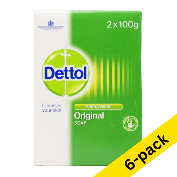 Antibacterial hand soap 100g x2 | Dettol Original | 6-pack SDE00062 - 1