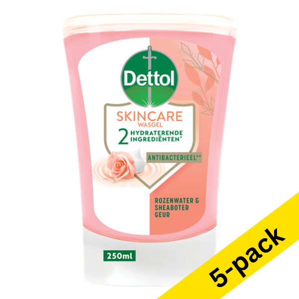 Hand soap refill 250ml | Dettol No-Touch Shea Butter | 5-pack SDE01094 - 1