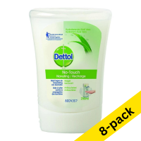 Dettol No-Touch Aloe Vera hand soap refill, 250ml (8-pack)
