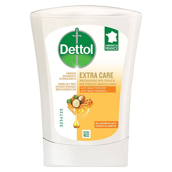 Dettol No-Touch Extra Care Honey & Shea Butter hand soap refill, 250ml SDE01095 Dettol No-Touch Extra Care Honey & Shea Butter hand soap refill, 250ml SDE01095 - 1