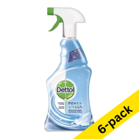 Dettol Power & Fresh Cotton Fresh all-purpose cleaner spray, 500ml (6-pack)