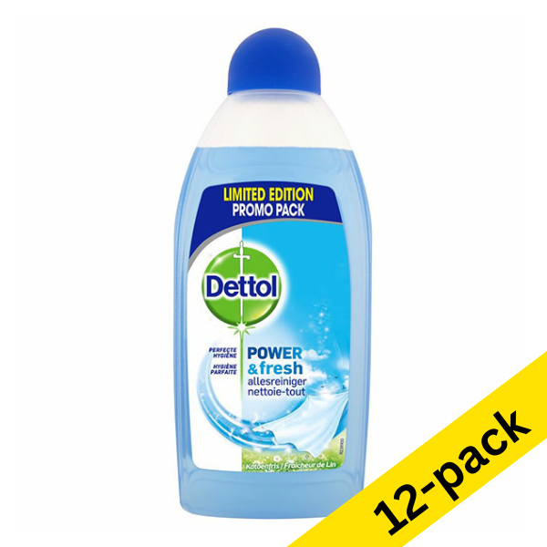 Dettol Power & Fresh Cotton all-purpose cleaner, 500ml (12-pack) SDE01122 - 1