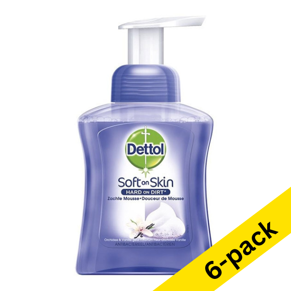 Dettol Vanilla & Orchid hand soap, 250ml (6-pack) SDE00085 - 1