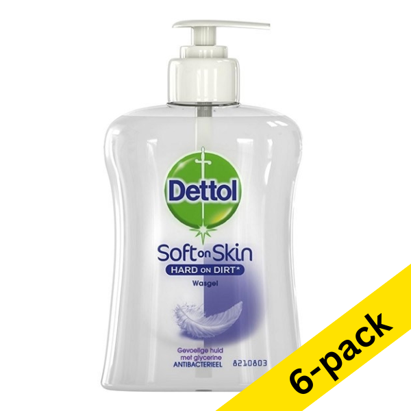 Dettol hand soap for sensitive skin, 250ml (6-pack) SDE01042 - 1