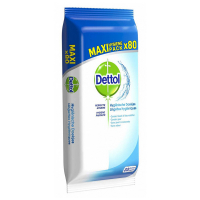 Dettol hygienic wipes (80 wipes)  SDE00046