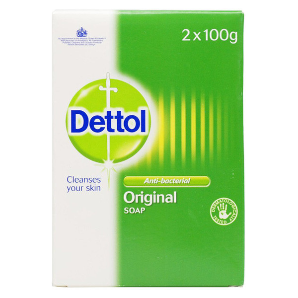 Dettol original antibacterial soap (2 x 100g)  SDE00055 - 1
