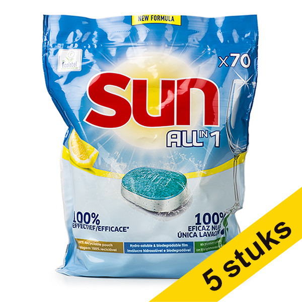 Dishwasher tablets | Sun All-in-1 Lemon | 350-pack SSU00156 - 1