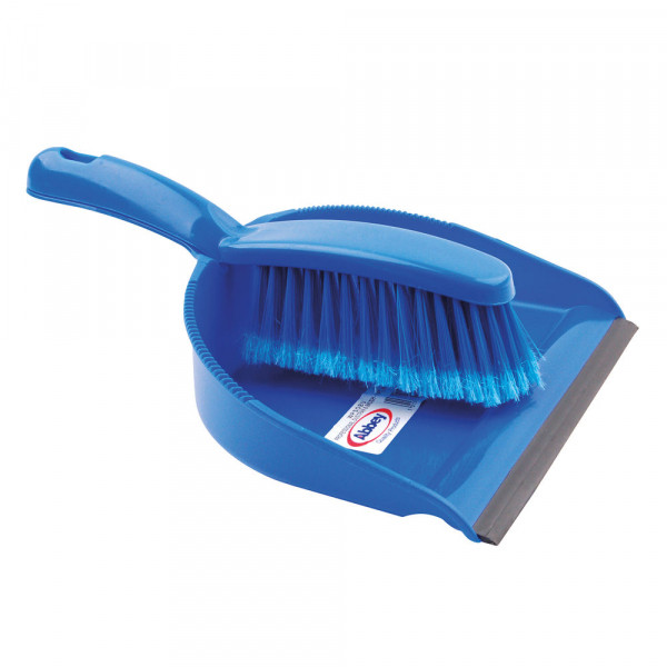 Diversen blue dustpan and brush set  299162 - 1