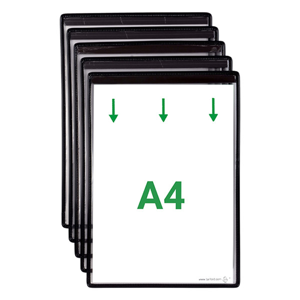 Djois black A4 magnetic information frame (5-pack) 194607 234864 - 1