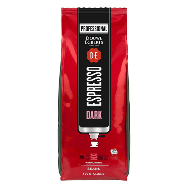Coffee beans 1kg | Douwe Egberts Espresso dark roast 422001 - 1