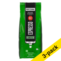 Douwe Egberts Espresso medium coffee beans, 1kg (3-pack)  200256