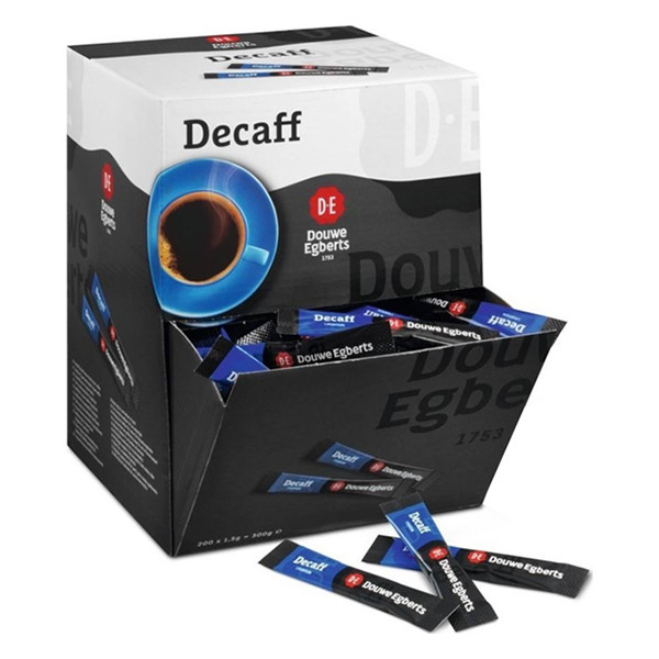 Douwe Egberts instant decaffeinated coffee sticks (200-pack)  422012 - 1