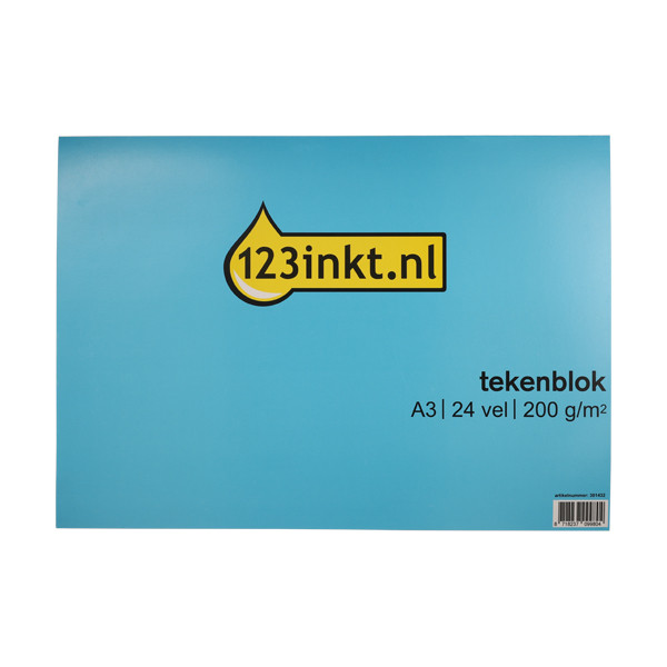 Drawing pad A3 | 123ink | 24 sheets 301432 - 1