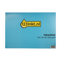 Drawing pad A3 | 123ink | 24 sheets 301432
