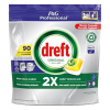Dishwasher tablets | Dreft Professional All-In-One Lemon | 90-pack