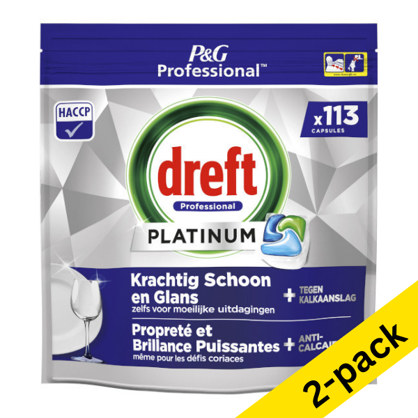 Dishwasher tablets | Dreft Professional All-in-One Platinum Regular | 226-pack SDR06270 - 1