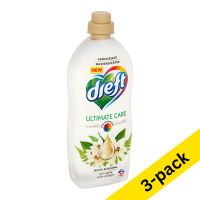 Dreft Ultimate Care White Blossoms fabric softener, 1 litre (40 washes) (3-pack)