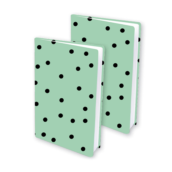 Dresz dots A4 stretchable book cover (2-pack) 144821 400696 - 1