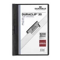 A4 Clip folder (30-page) | Durable Duraclip black 310040
