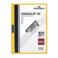 A4 Clip folder (30-page) | Durable Duraclip yellow 310043