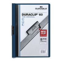 A4 Clip folder (60-page) | Durable Duraclip night blue 310146